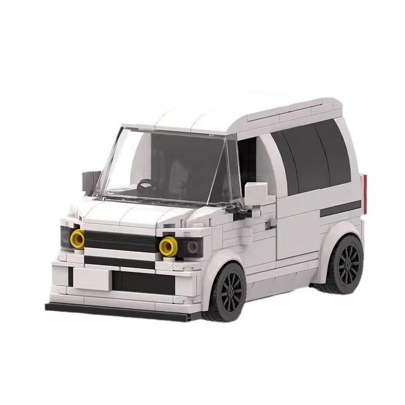 Japanese N-Van Kei Car Building Kit | 8 stud LEGO-Compatible MOC - 5