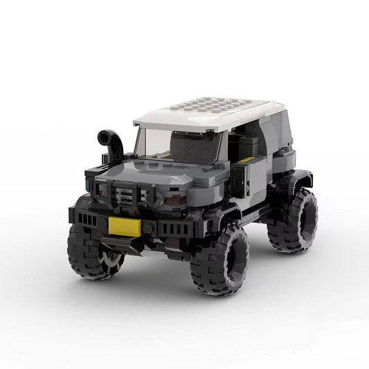 Japanese Retro 4x4 Cruiser SUV MOC Building Kit | Off-Road Vehicle Model - 1