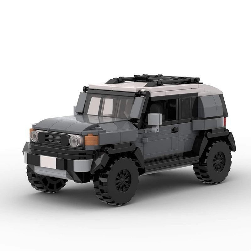 Japanese Retro 4x4 Cruiser SUV MOC Building Kit | Off-Road Vehicle Model - 10