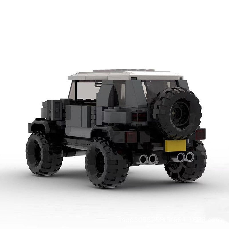 Japanese Retro 4x4 Cruiser SUV MOC Building Kit | Off-Road Vehicle Model - 2