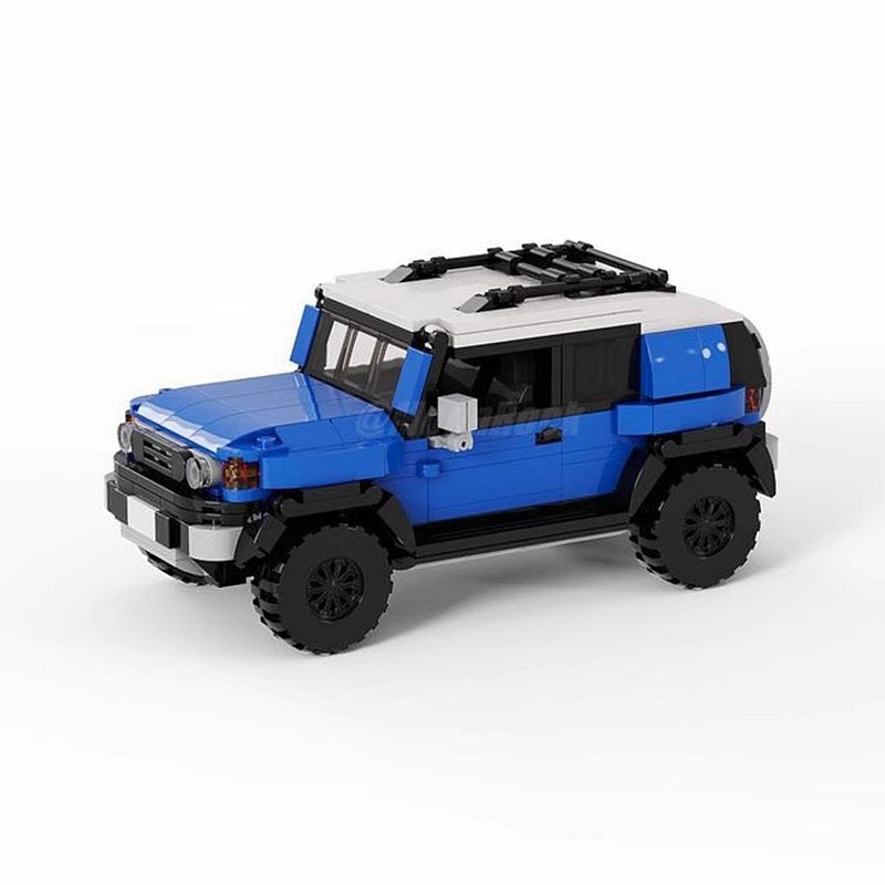 Japanese Retro 4x4 Cruiser SUV MOC Building Kit | Off-Road Vehicle Model - 8