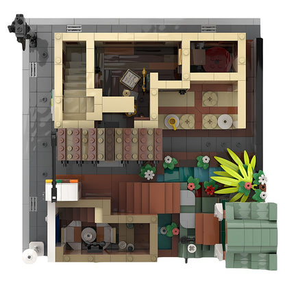 Japanese Ryokan & Bar Art Gallery MOC Building Kit - 3