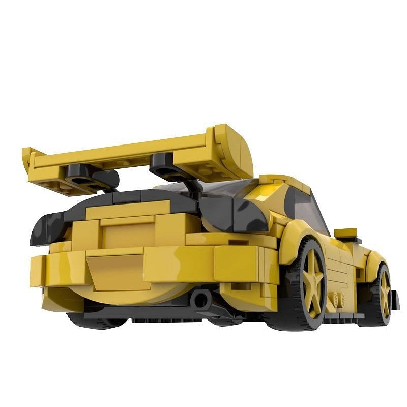 Japanese Street Racer FD3S Style MOC Building Kit | Sports Car Model - 3