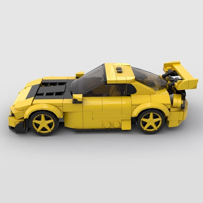 Japanese Street Racer FD3S Tuning Car Building Kit | LEGO-Compatible MOC - 1