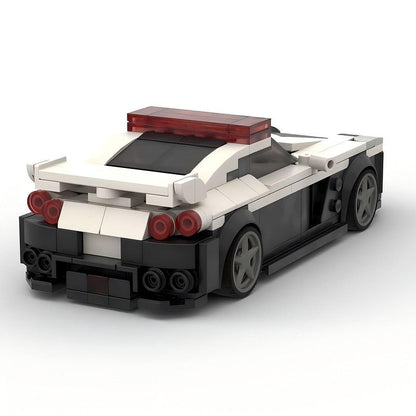 Japanese Turbo Sports Police Cruiser MOC Building Kit | Vehicle Model - 3
