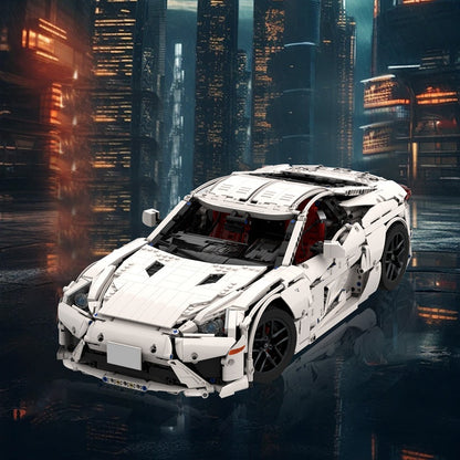 Japanese V10 Supercar Building Kit | 1:8 Scale | LEGO-Compatible MOC - 1