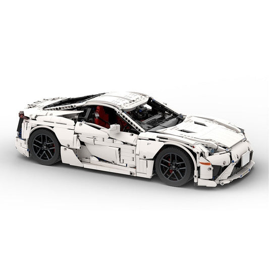 Japanese V10 Supercar MOC Building Kit | 1:8 Scale Vehicle Model - 1