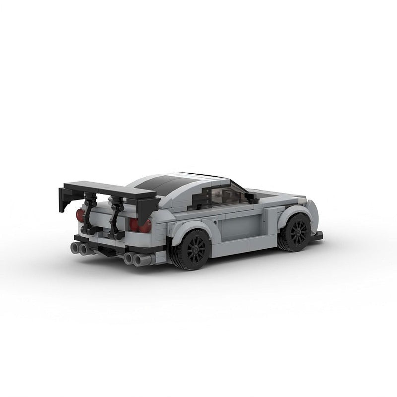 Japanese Widebody JDM Turbo Coupe MOC Building Kit | 8-Wide Sports Car - 4