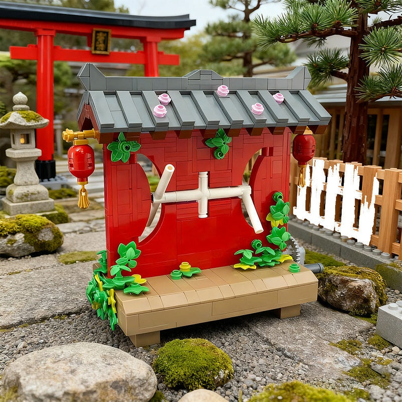 Japanese Zen Spinner MOC Building Kit | Kinetic Desk Display Model - 2