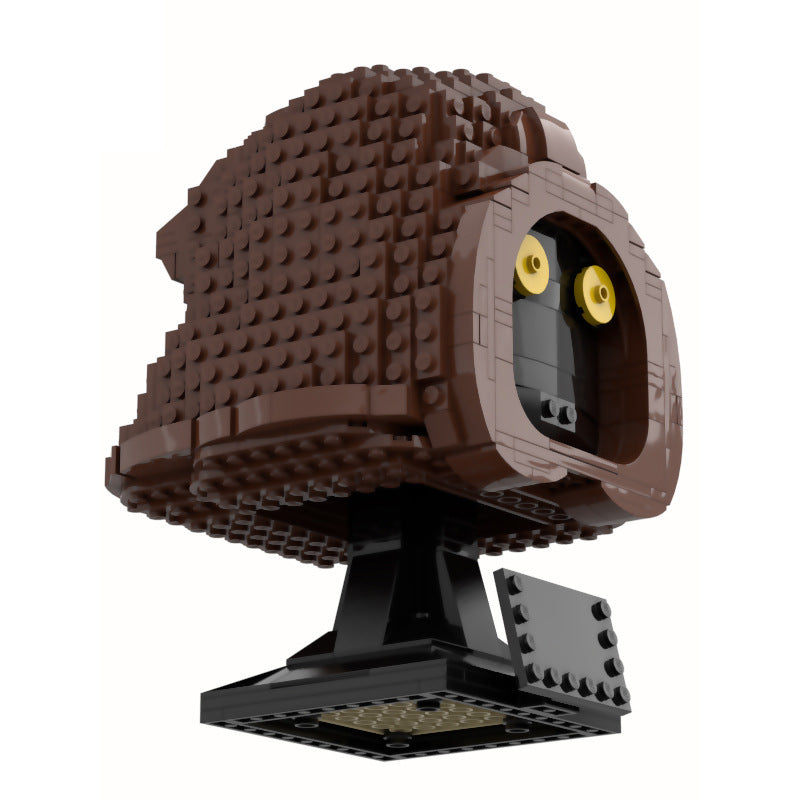 jawa bust helmet building set | star wars | moc-70376 - 2