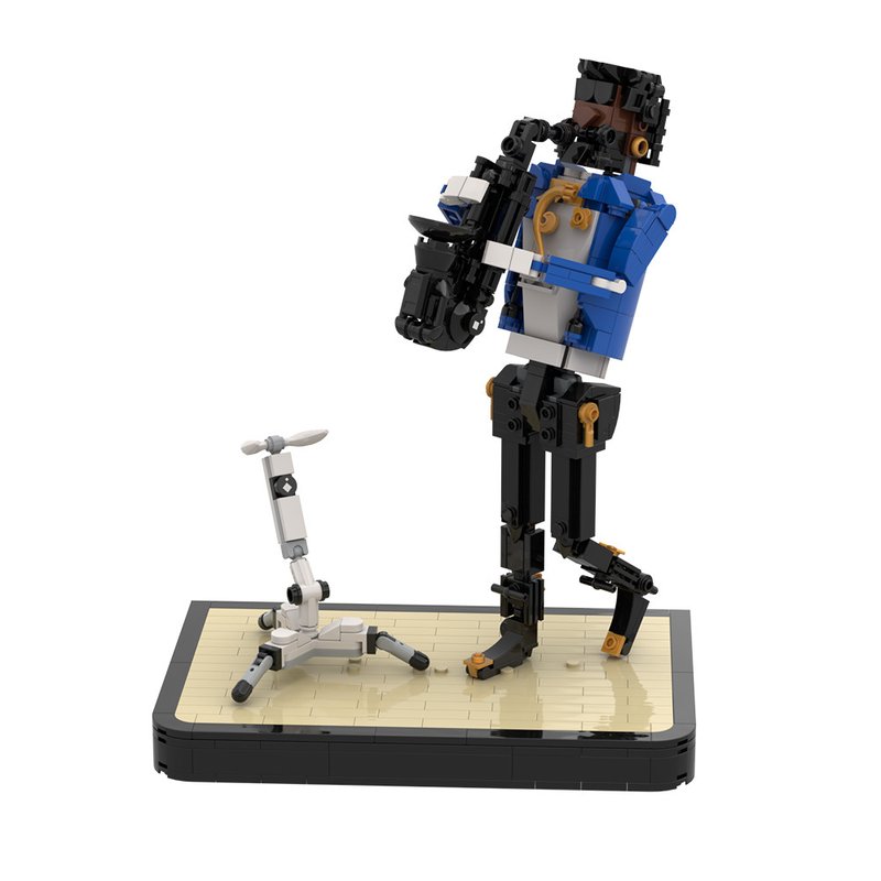 Jazz Alto Saxophonist MOC Figure | LEGO-Compatible Music Performance Model - 2