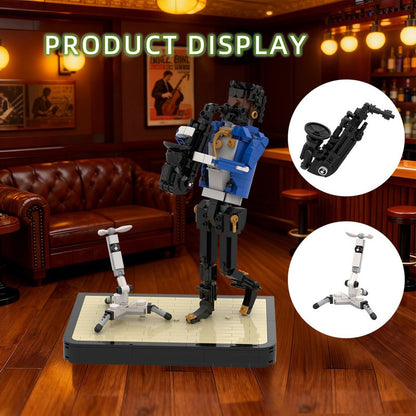 Jazz Alto Saxophonist MOC Figure | LEGO-Compatible Music Performance Model - 5