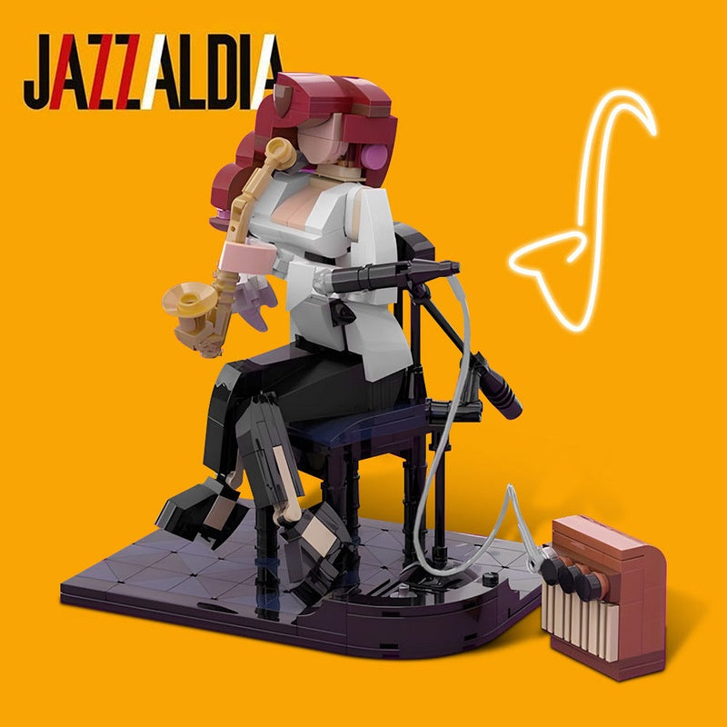 Jazz Saxophonist MOC Building Kit | Musician Display Figure - 2