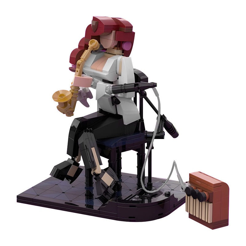 Jazz Saxophonist MOC Building Kit | Musician Display Figure - 3