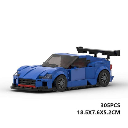 JDM Boxer Coupe Sports Car MOC Building Kit | Performance Vehicle Model - 6