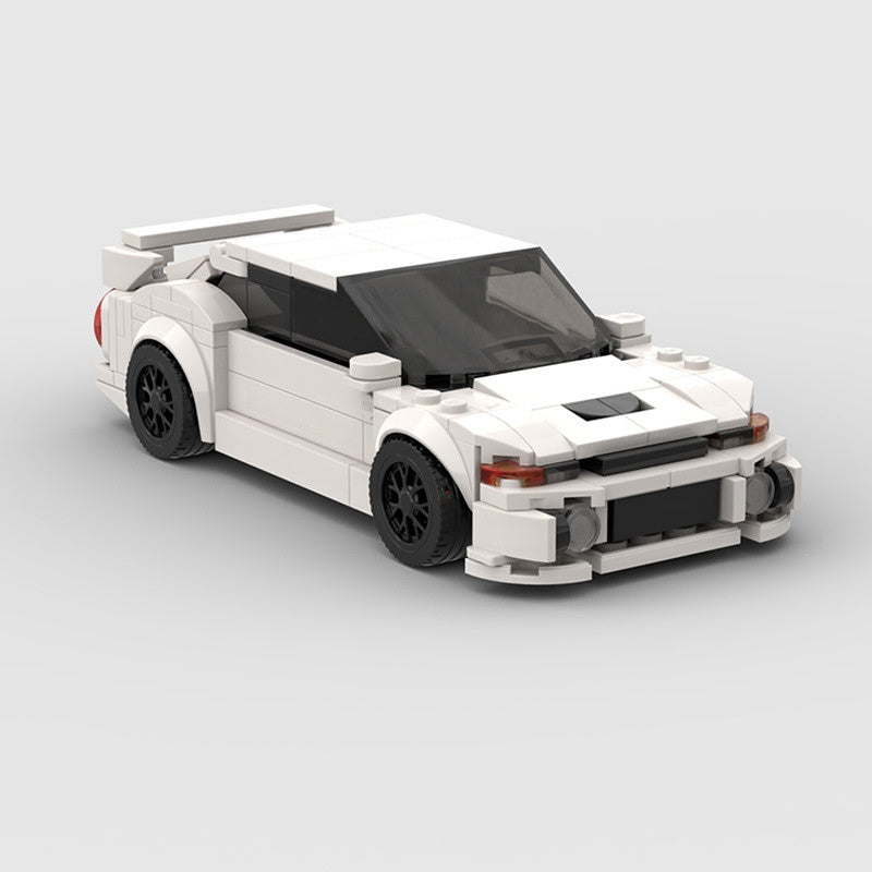 JDM Legend Evolution V Sports Car Building Kit | 8-Wide LEGO-Compatible MOC - 1