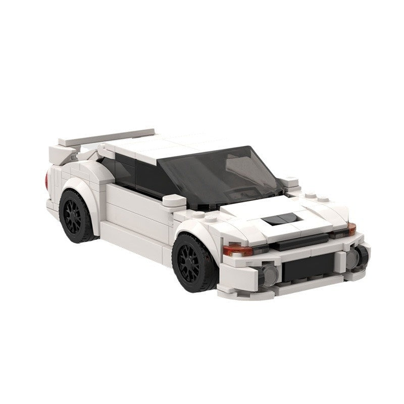 JDM Legend Evolution V Sports Car Building Kit | 8-Wide LEGO-Compatible MOC - 5