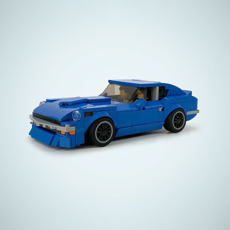 JDM Z-Style Midnight Highway Racer Building Kit | 8-wide Compatible MOC - 1