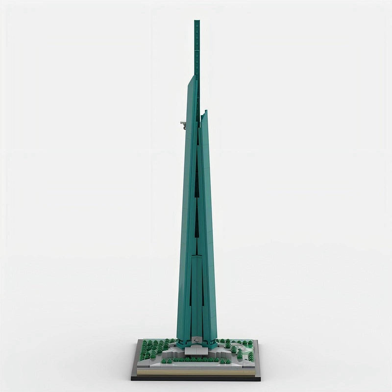 Jeddah Skyline Tower MOC Micro Skyscraper Building Kit 1:2100 Scale Model - 2