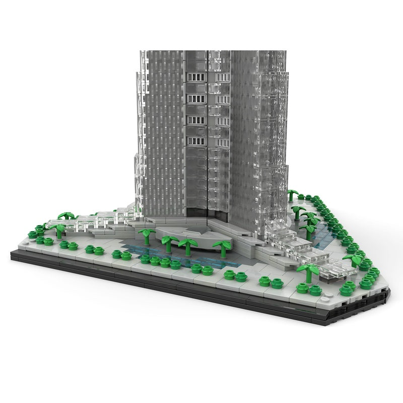 Jeddah Tower 1:800 Scale MOC Skyscraper Architecture Building Kit - 2