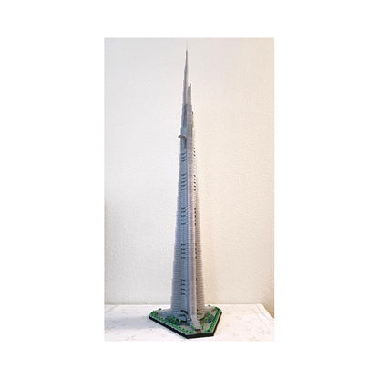 Jeddah Tower 1:800 Scale MOC Skyscraper Architecture Building Kit - 4