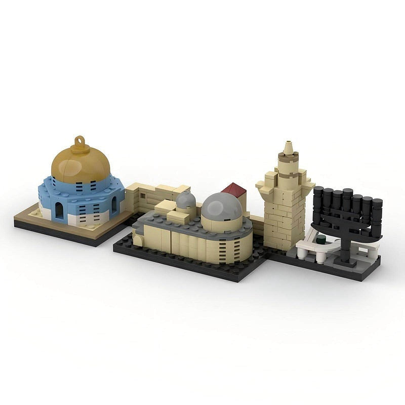 Jerusalem Skyline MOC Building Kit | Historic City Architecture Model - 7