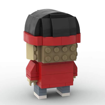 jesse pinkman red jacket brickheadz moc set | breaking bad | lego-compatible - 4