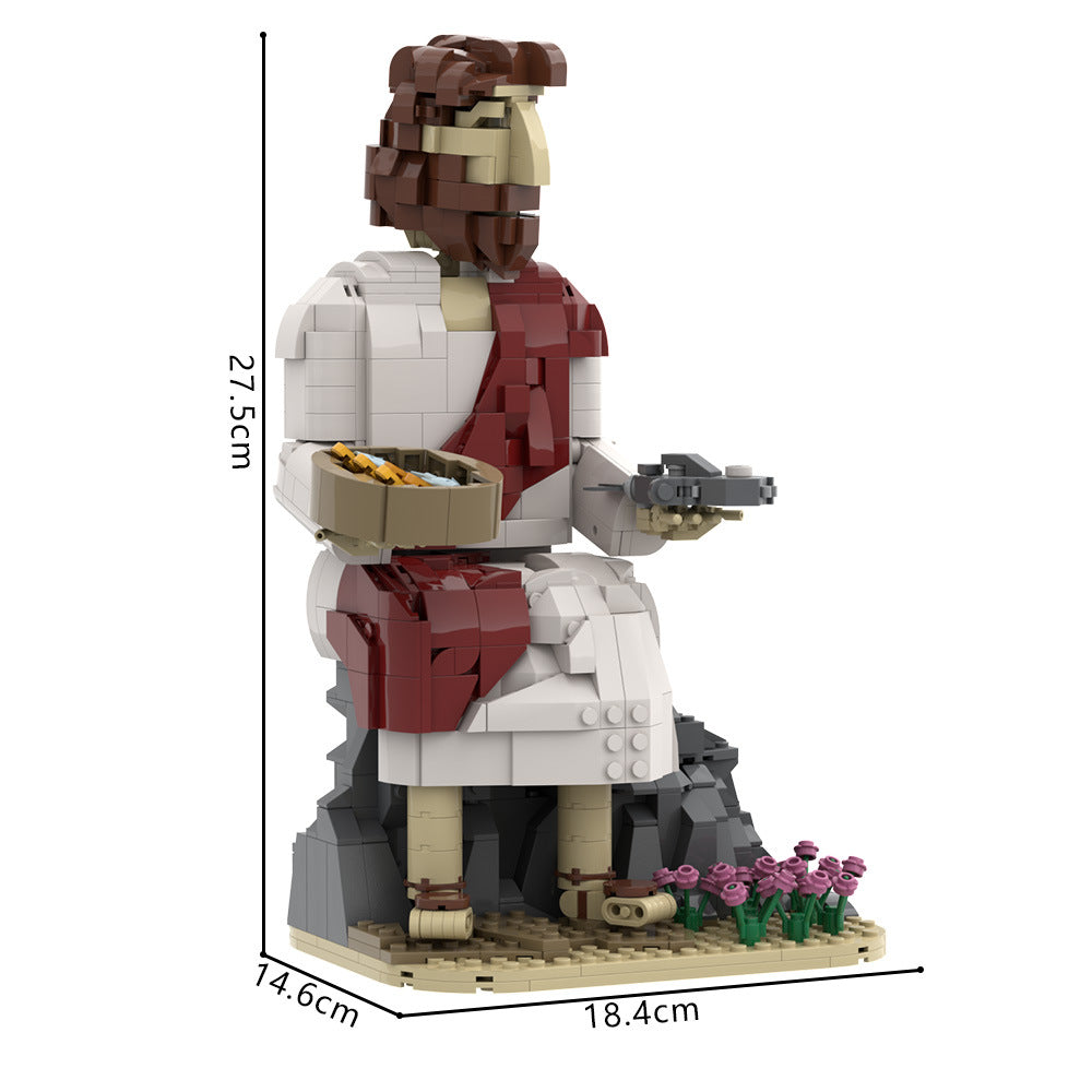 jesus feeds the multitude bible building kit | lego compatible moc - 3