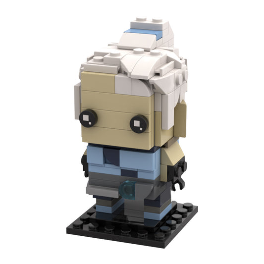 jett brickheadz building set | valorant | moc-131210 - 2