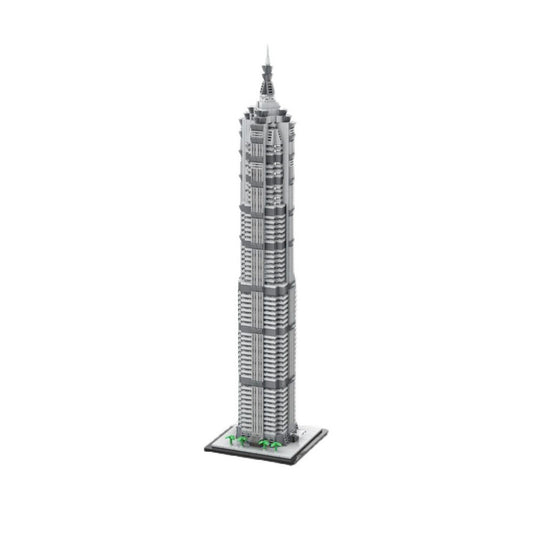 jin mao tower building set 1:800 scale | moc-148580 - 1