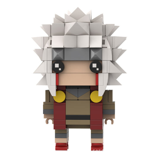 jiraiya brickheadz moc set | naruto anime lego-compatible blocks - 1