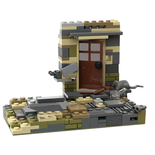 joel and elli approaching a door | tlou | moc-47680 - 5