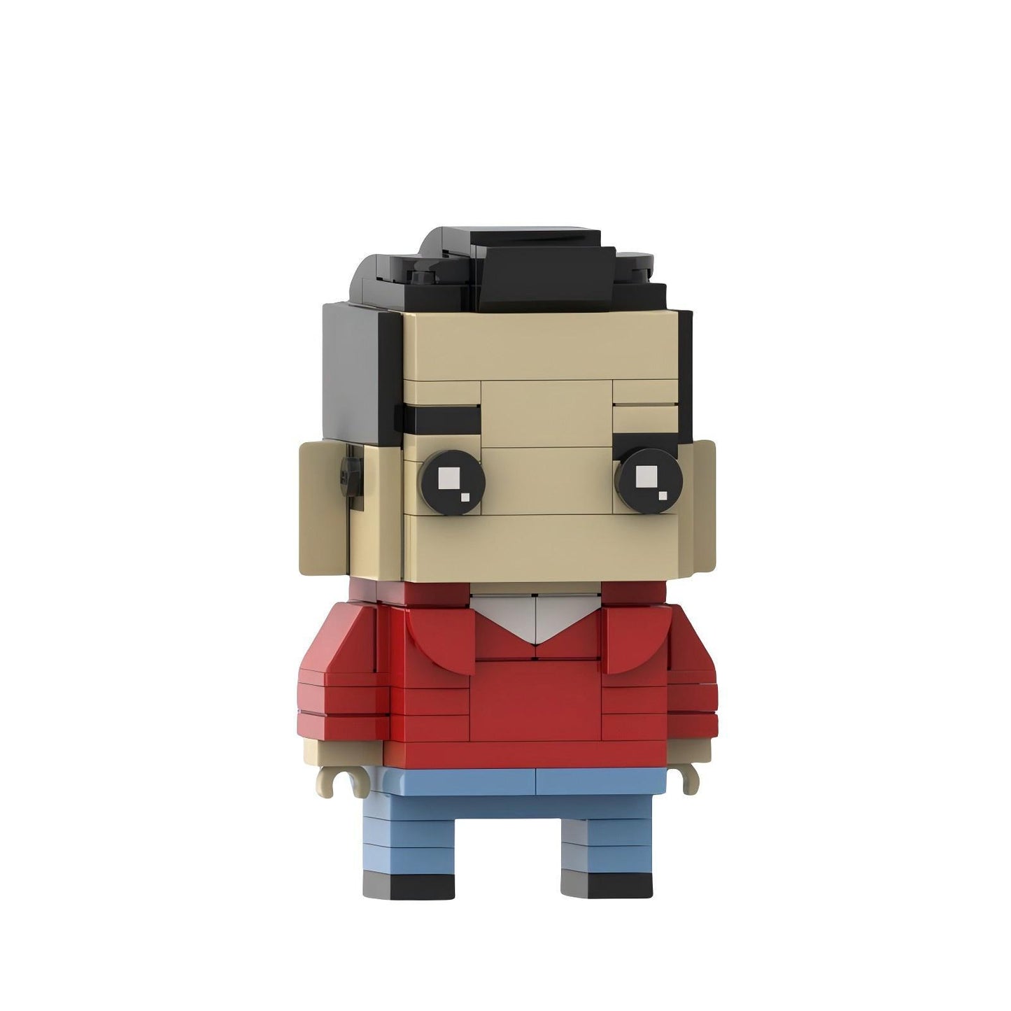 joey tribbiani brickheadz building kit | friends | moc-217686 - 4