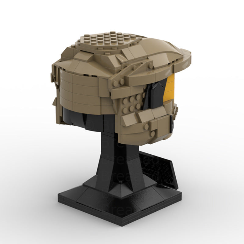 john-117 master chief helmet building set | halo | moc-92307 - 3