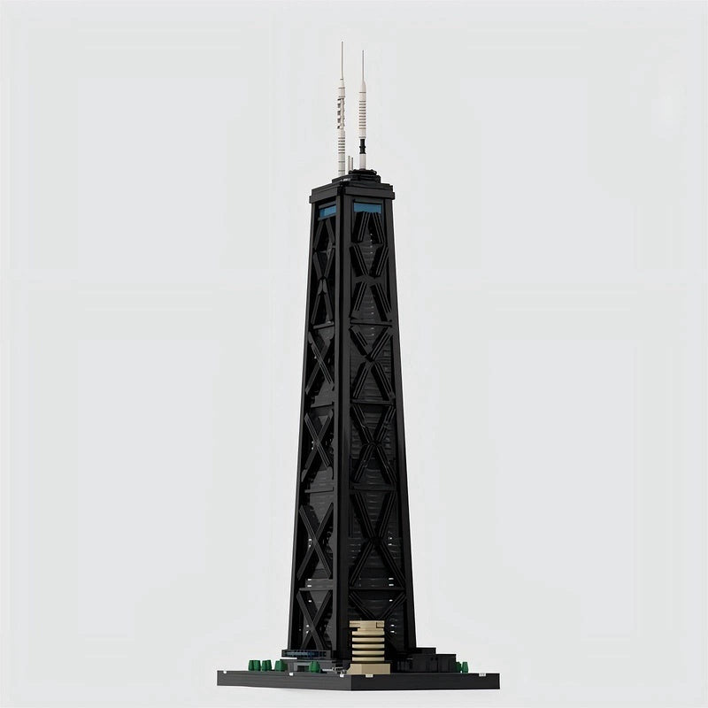 John Hancock Center Chicago Skyscraper MOC Building Kit 1:800 Skyline Model - 1