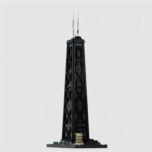 John Hancock Center Chicago Skyscraper MOC Building Kit 1:800 Skyline Model - 1