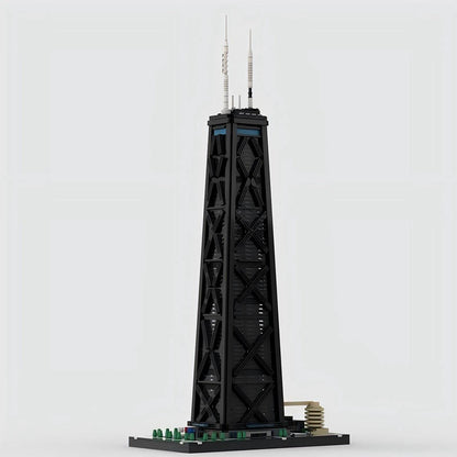John Hancock Center Chicago Skyscraper MOC Building Kit 1:800 Skyline Model - 4