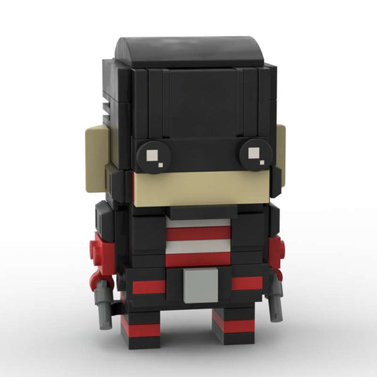 john walker brickheadz moc set | lego-compatible marvel kit - 2