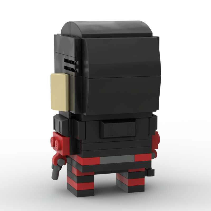 john walker brickheadz moc set | lego-compatible marvel kit - 3