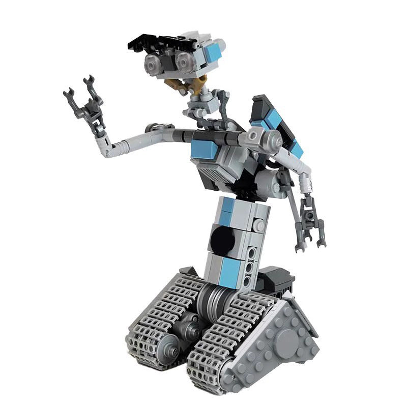 johnny 5 robot building set | moc-compatible with lego bricks - 3
