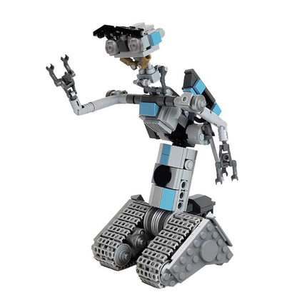 johnny 5 robot building set | moc-compatible with lego bricks - 3