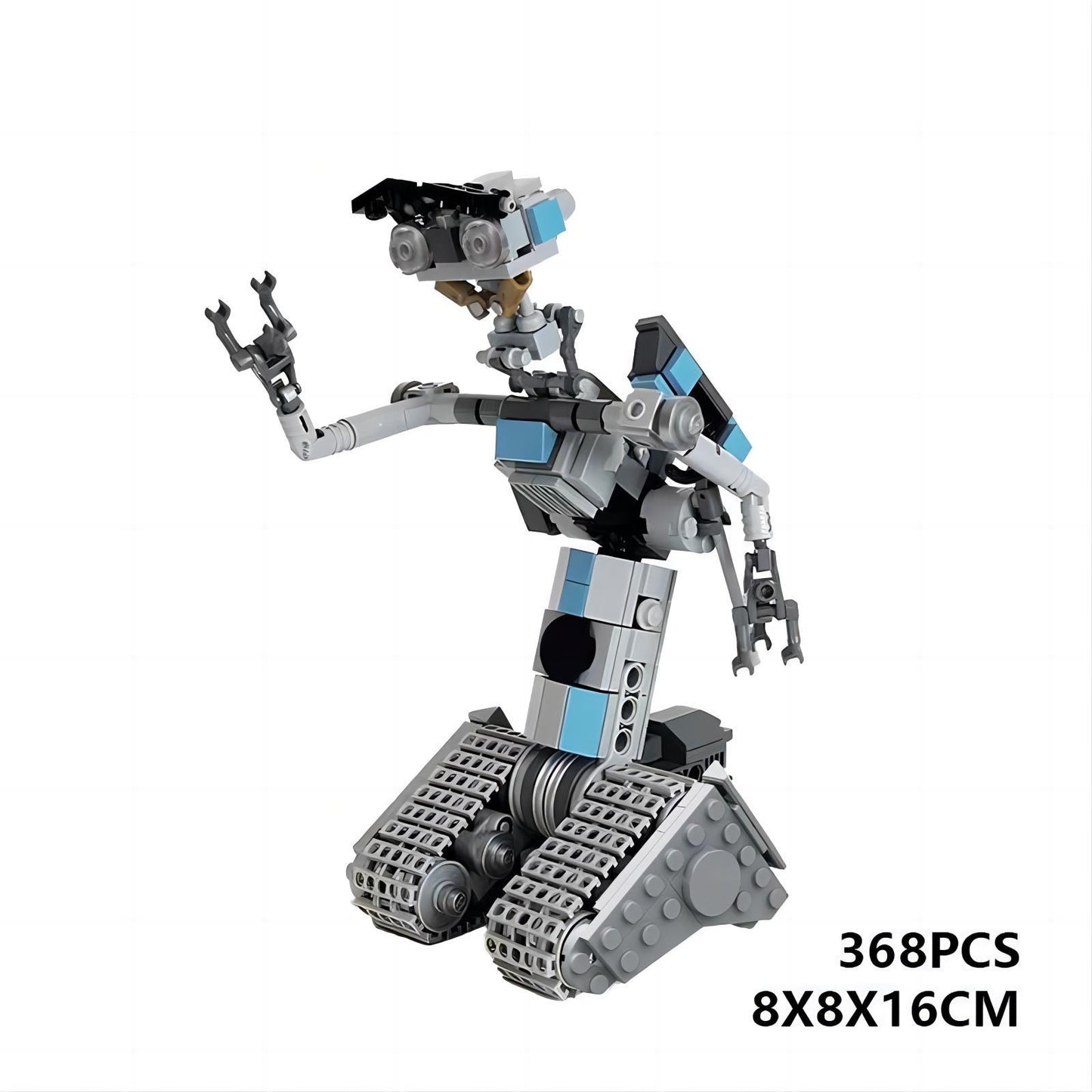 johnny 5 robot building set | moc-compatible with lego bricks - 5