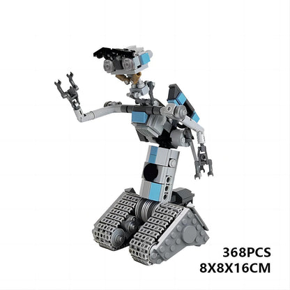 johnny 5 robot building set | moc-compatible with lego bricks - 5