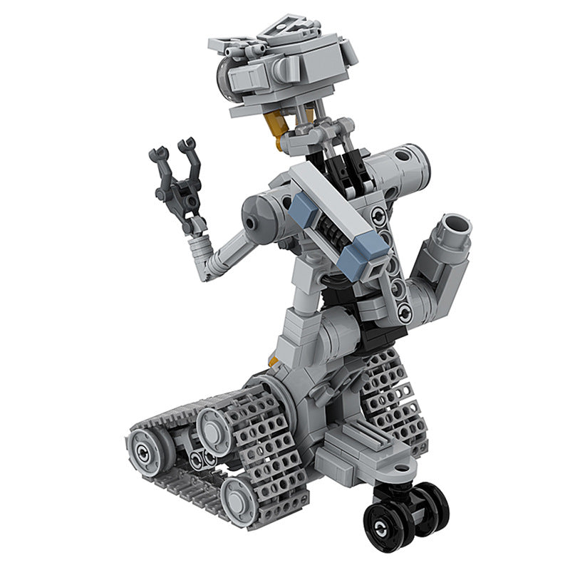johnny 5 robot building set | short circuit | lego compatible - 2