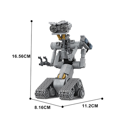 johnny 5 robot building set | short circuit | lego compatible - 3