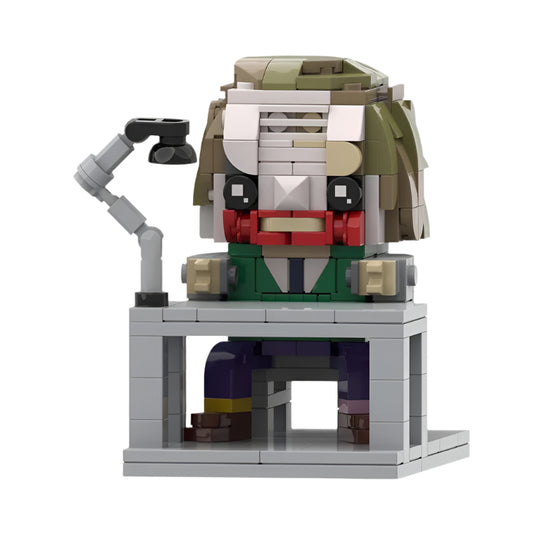 joker interrogation scene brickheadz moc | dc | lego-compatible set - 1