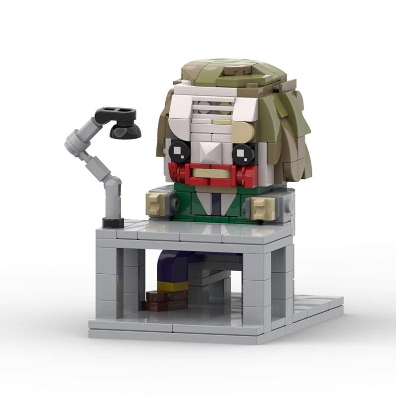joker interrogation scene brickheadz moc | dc | lego-compatible set - 4