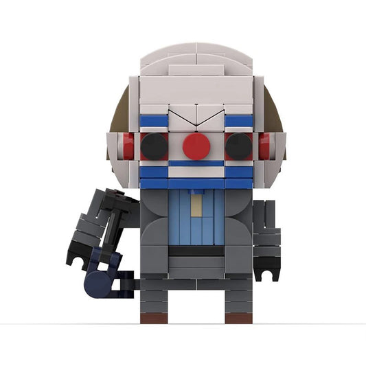 joker suit brickheadz building set | lego-compatible moc toy - 1