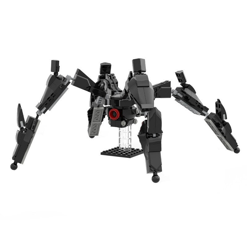 Jumping Quadruped MOC Building Kit | Armored Mechanical Creature - 3