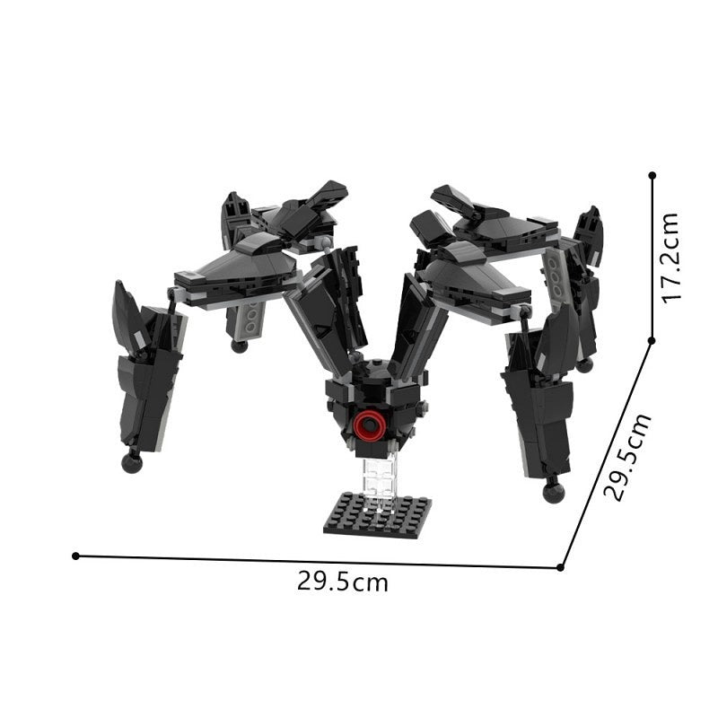 Jumping Quadruped MOC Building Kit | Armored Mechanical Creature - 4